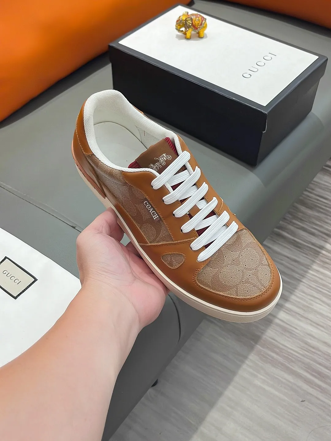 Men's shoes GUCCI "Gucci" P420 Regular size: 38-44 (casual shoes) Product materials: Selected cowhide upper, soft sheepskin lining; original outsole.